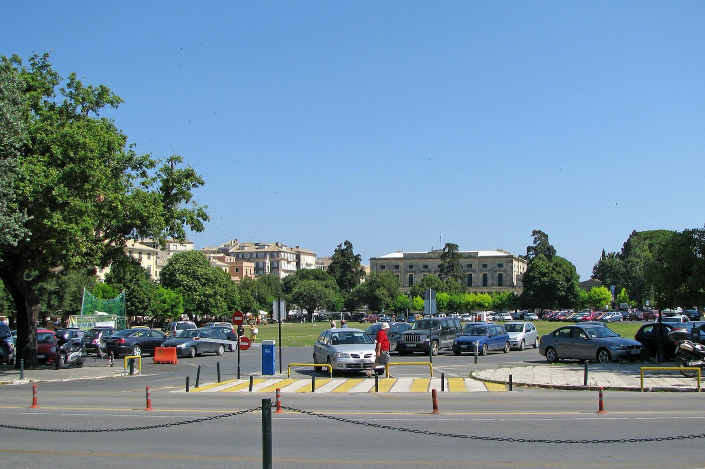Spianada square in Corfu Town